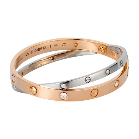 bracelet love - genuine cartier love bracelet.